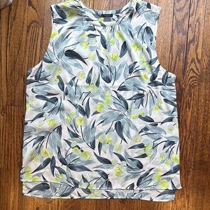 Ann Taylor Floral Sleeveless Top